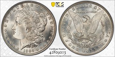 1884-O $1 MS66