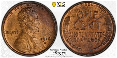 1914-D 1C MS64RB