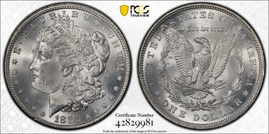 1880 $1 MS64