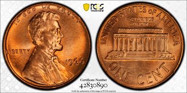 1966 1C MS67+ RD
