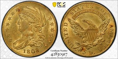 1808 $5 MS62