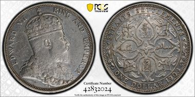 1903-B $1 Prid-1 Incuse B AU53