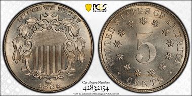 1883 5C RPD FS-311 Shield MS66