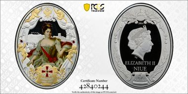 2014 $5 Catherine I PR66DCAM