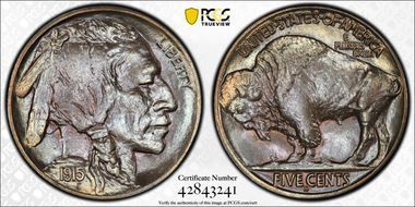 1915-D 5C MS66