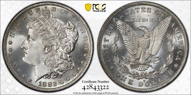 1882-O $1 MS67+