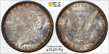 1891-O $1 MS64+