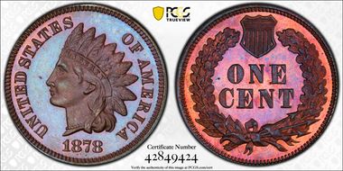 1878 1C PR65BN