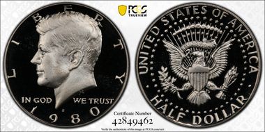 1980-S 50C PR69DCAM