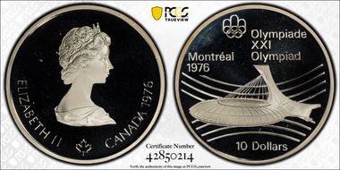 1976 $10 Stadium PR68DCAM