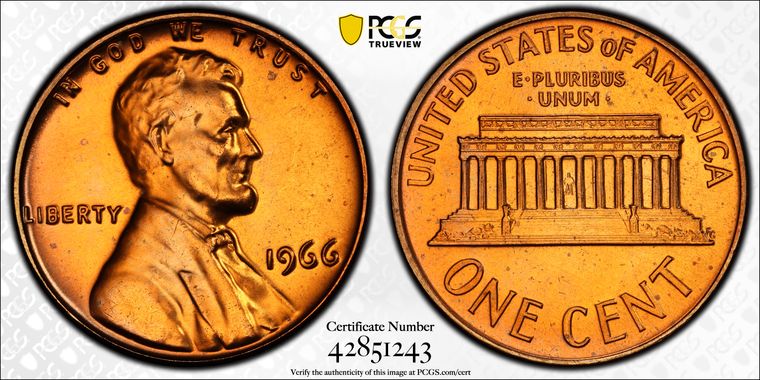 Cert 42851243 - Coin Image