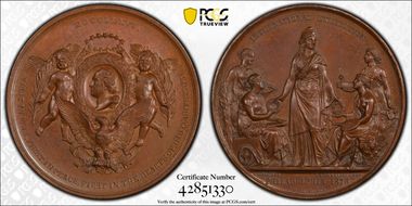 1876 Medal GW-932 Bronze Danish-MDCCLXXVI Obv SP64