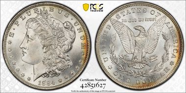 1884-O $1 MS67
