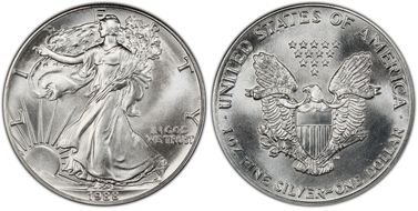 1988 $1 Silver Eagle MS67