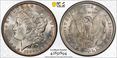 1884-O $1 MS64