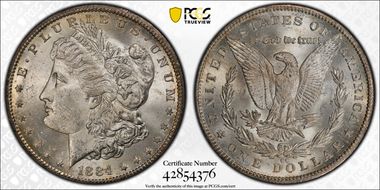 1884-CC $1 MS63