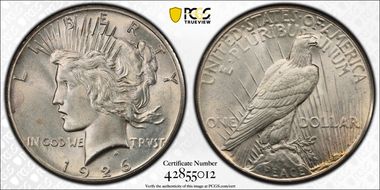 1926 $1 MS62