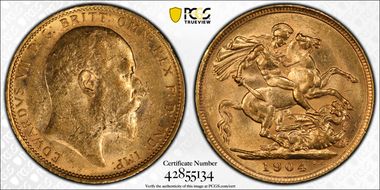 1904-S Sov S-3973 MS61