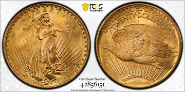 1924 $20 MS66