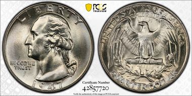1947 25C MS67+