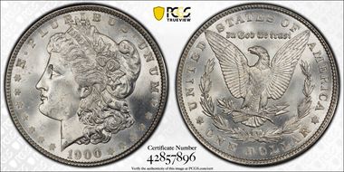 1900 $1 MS66+