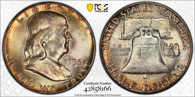 1956 50C MS65
