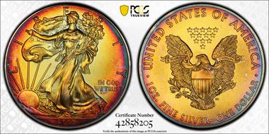 2015 $1 Silver Eagle MS67