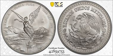 1999-Mo Onza Libertad Ag MS68