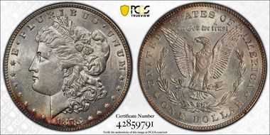 1878 7/8TF $1 VAM 40 AU55