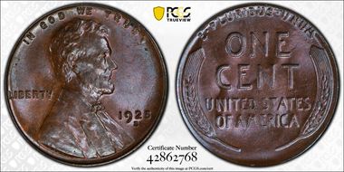 1925-S 1C MS64BN