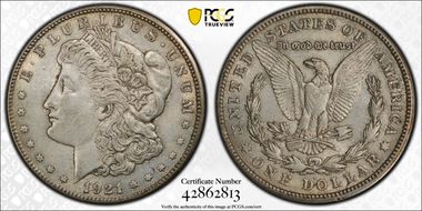 1921-S $1 AU55