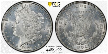 1878 8TF $1 MS63