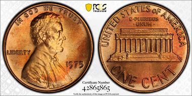 1975 1C MS66RD