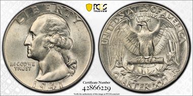 1941 25C DDO FS-101 AU58