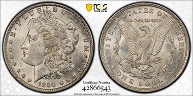 1890-O $1 MS61