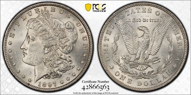 1897 $1 MS61