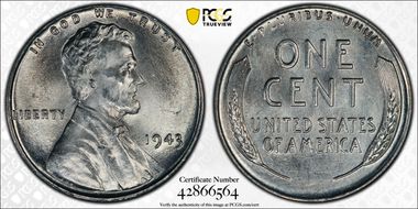 1943 1C MS67