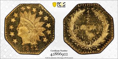 1852 G50C BG-963 MS65PL