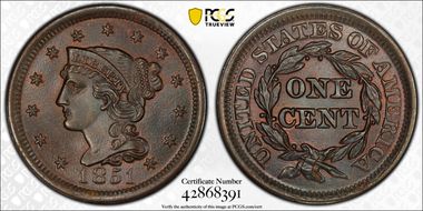 1851 1C MS66BN