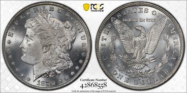 1879-S $1 MS66