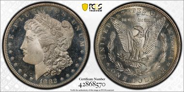 1882-S $1 MS65+