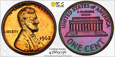 1962 1C PR66RB