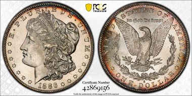 1886-S $1 MS63