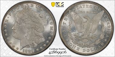 1881 $1 MS64