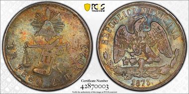 1873-Zs H Peso KM-408.8 XF45