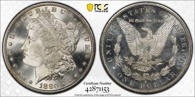 1880-S $1 MS66