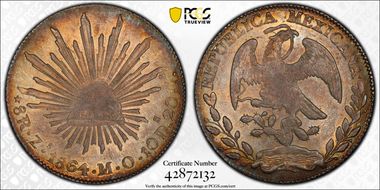 1864-Zs MO 8 R Zs49 MS62+