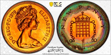 1979 1p S-B1 New Penny PR66RB