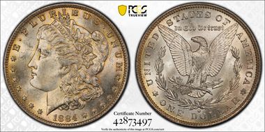 1884-O $1 MS64