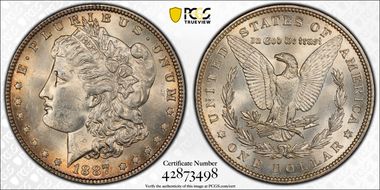 1887 $1 MS63